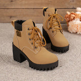 Emma | Platform Heel Ankle Boots