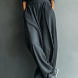 Knit Set with Wide-Leg Pants