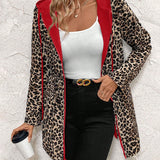 Aleah™ | Reversible Coat with Leopard Print