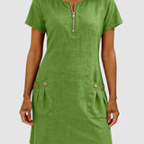 ELIANA | CASUAL A LINE DRESS