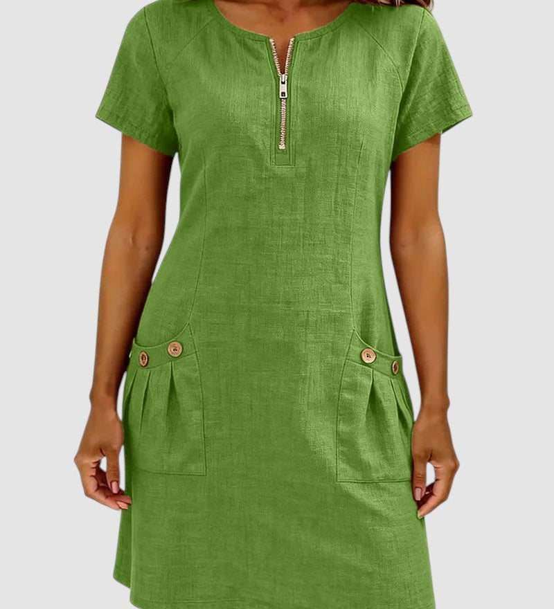ELIANA | CASUAL A LINE DRESS