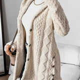Adriana™ | Plush Hooded Cardigan