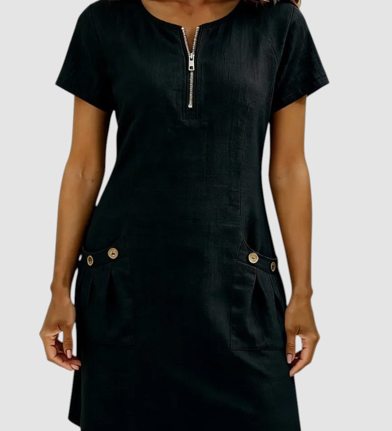 ELIANA | CASUAL A LINE DRESS