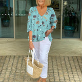 Anita | Elegant Floral Blouse
