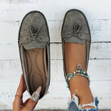 Bella - Classic Loafers with Tassel Detail