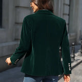 Carole™ | Elegant Velvet Blazer