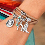Sereno™ | Good Luck Cactus Multi-Layered Bracelet