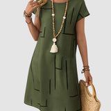 LAURETTA | STRIPED SHIFT DRESS