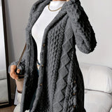 Adriana™ | Plush Hooded Cardigan