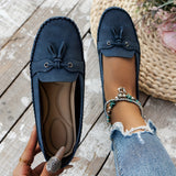 Bella - Classic Loafers with Tassel Detail