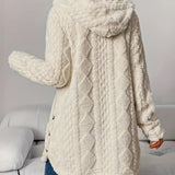 Adriana™ | Plush Hooded Cardigan