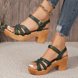 Freya | Women's Braided Platform Sandal