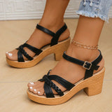 Freya | Women's Braided Platform Sandal