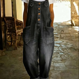 Lora™ - Vintage-Style Denim Overalls