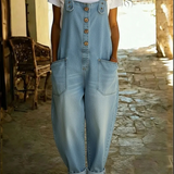 Lora™ - Vintage-Style Denim Overalls