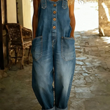Lora™ - Vintage-Style Denim Overalls