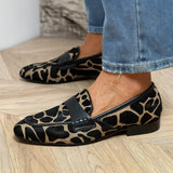 Renata - Animal Print Loafers