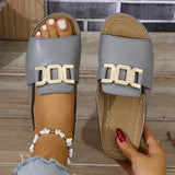 Lola - Wide Strap Buckle Sandals