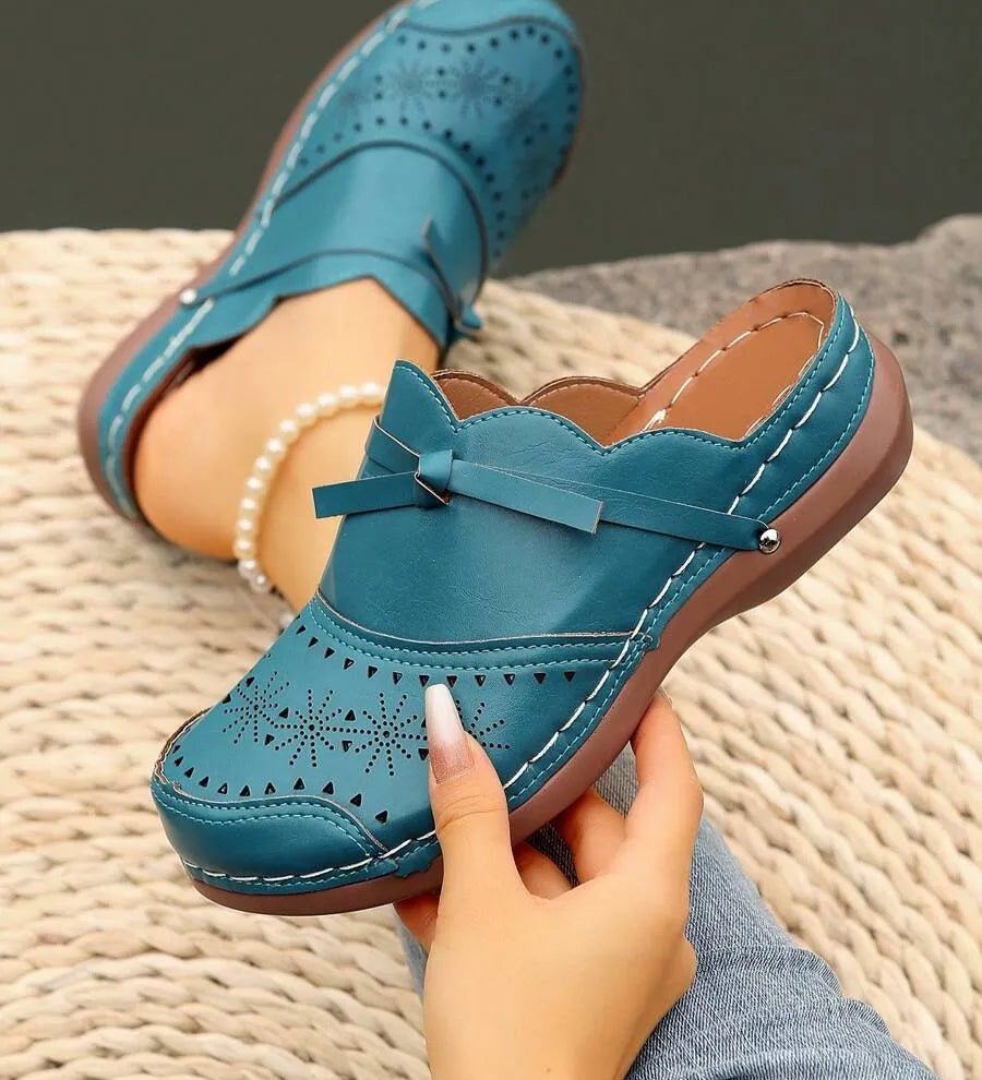 Amelia - Comfortable Clogs with Artisan Design