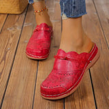 Amelia - Comfortable Clogs with Artisan Design