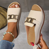 Lola - Wide Strap Buckle Sandals
