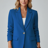 Marisol | Women's Notched Lapel Long Sleeve Blazer