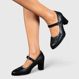 Meredith | Women's Mary Jane Block Heel Shoes