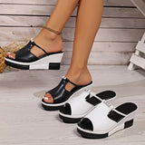 Minerva | Women's Platform T-Bar Sandals