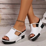 Minerva | Women's Platform T-Bar Sandals