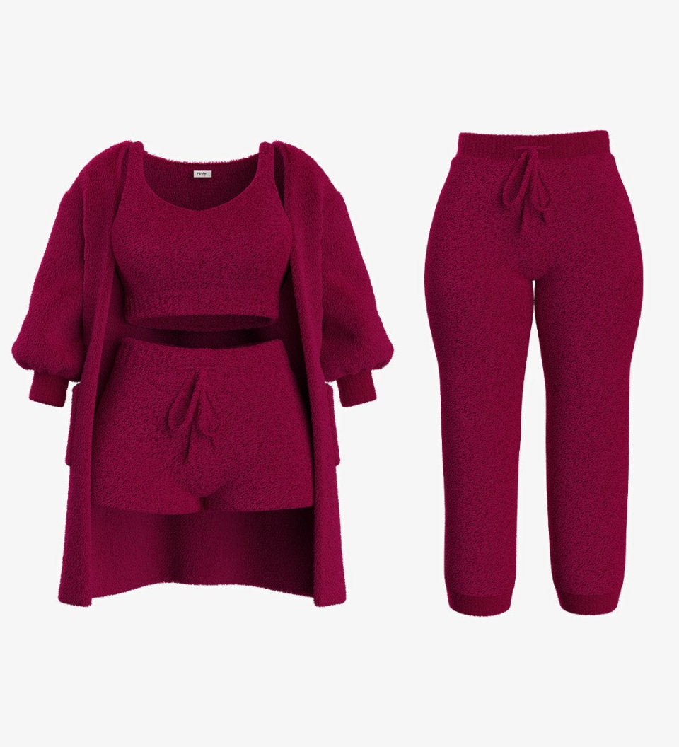 Kaysynlee | Comfortable Knitted Pajama Set
