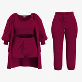 Kaysynlee | Comfortable Knitted Pajama Set