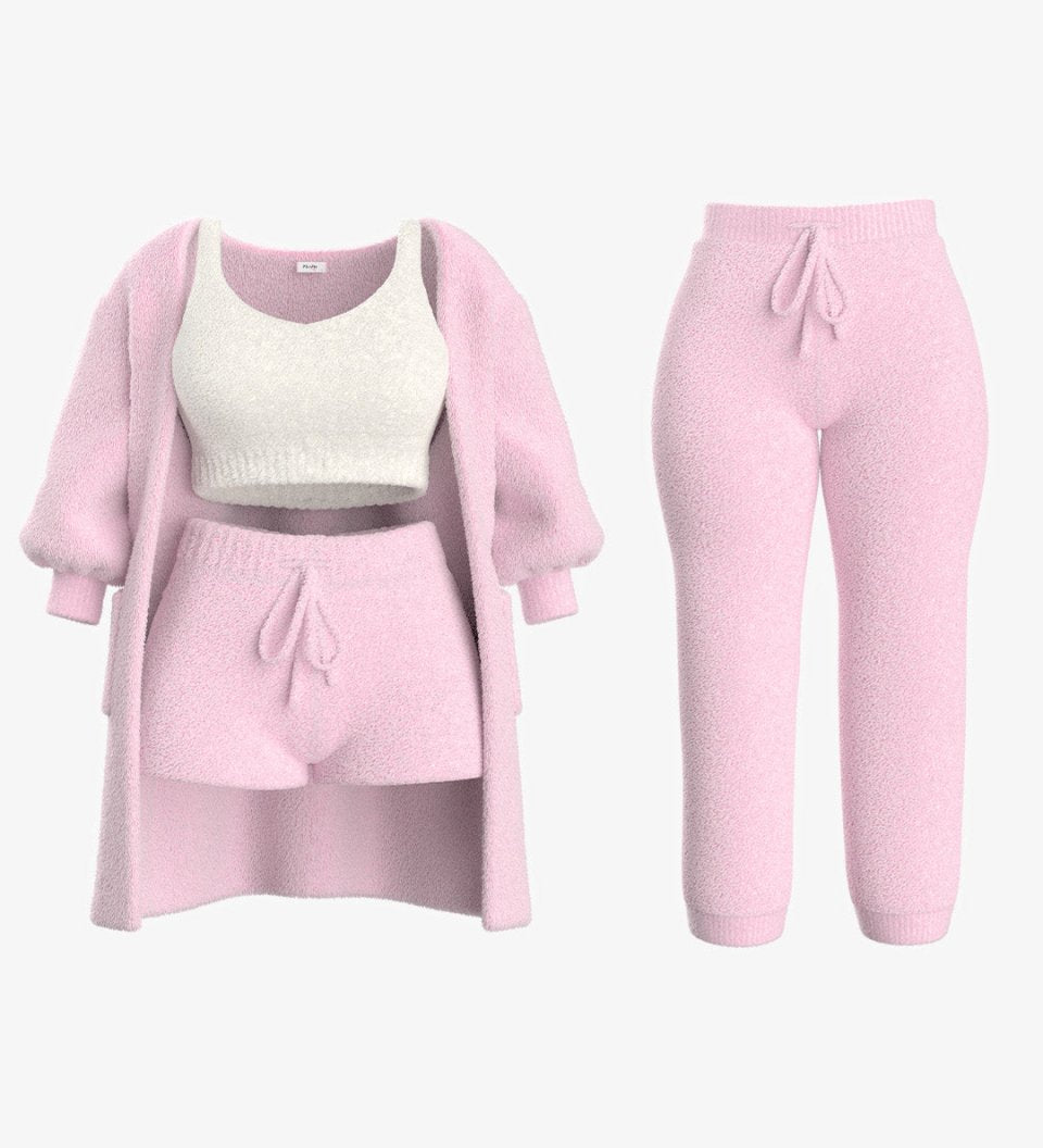 Kaysynlee | Comfortable Knitted Pajama Set