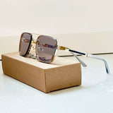 Owen | Retro Sunglasses Gradient Lens Gold Titanium UV400