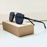 Owen | Retro Sunglasses Gradient Lens Gold Titanium UV400