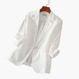 Rosamund | Women's 3/4 Sleeve Pink Blazer