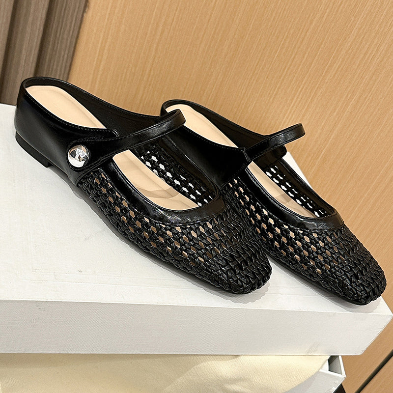 Bella | Mary-Jane Backless Mules