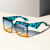 Ethan | Sunglasses Aviator Frame Panther Pattern UV Protection