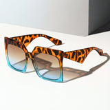 Ethan | Sunglasses Aviator Frame Panther Pattern UV Protection