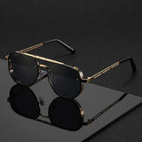 Samuel | Sunglasses Aviator Gold Frame Double Bridge UV Protection