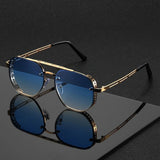 Samuel | Sunglasses Aviator Gold Frame Double Bridge UV Protection