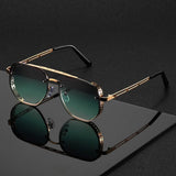 Samuel | Sunglasses Aviator Gold Frame Double Bridge UV Protection