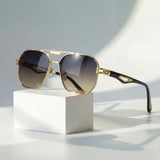 Isabella | Sunglasses Aviator Retro Double Bridge Gradient UV400