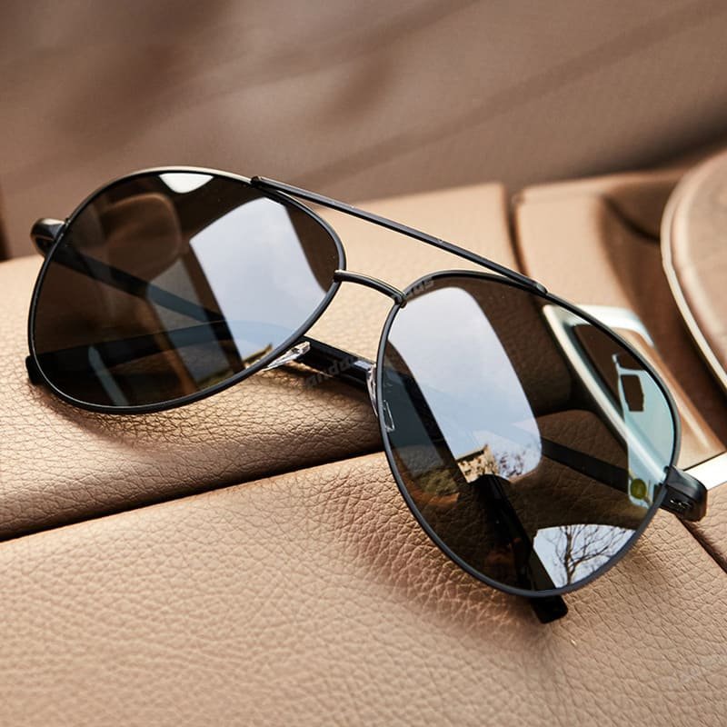 Nathan | Sunglasses Aviator Retro Gold Frame Gradient Lenses UV400