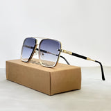 Olivia | Sunglasses Aviator Retro Gold Frame Gradient UV400