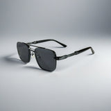 Scarlett | Sunglasses Aviator Square Gold Frame Gradient Lens