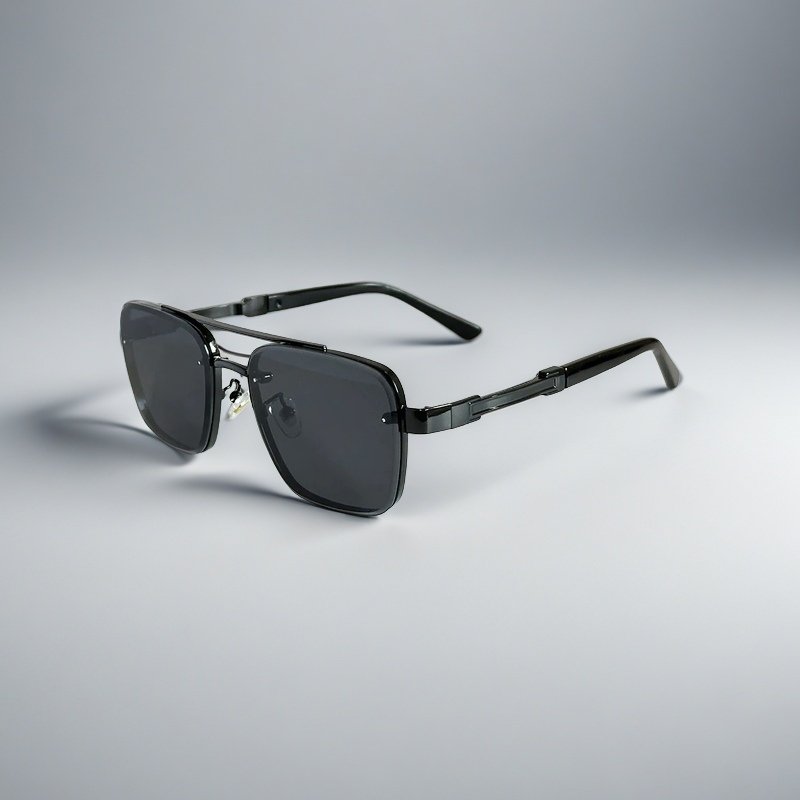 Scarlett | Sunglasses Aviator Square Gold Frame Gradient Lens