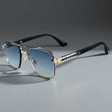 Layla | Sunglasses Aviator Square UV400 Gradient Alloy Frame