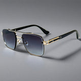Layla | Sunglasses Aviator Square UV400 Gradient Alloy Frame