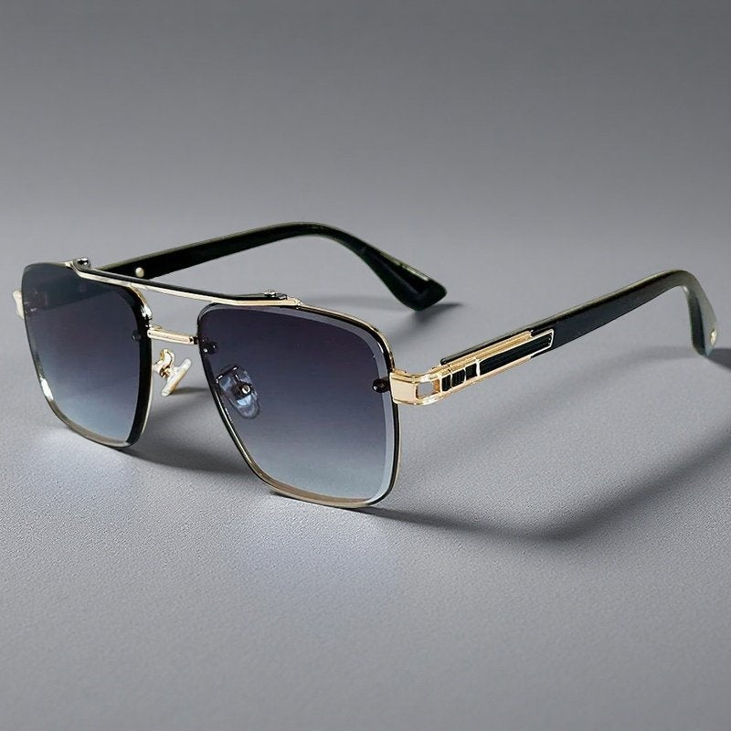 Layla | Sunglasses Aviator Square UV400 Gradient Alloy Frame