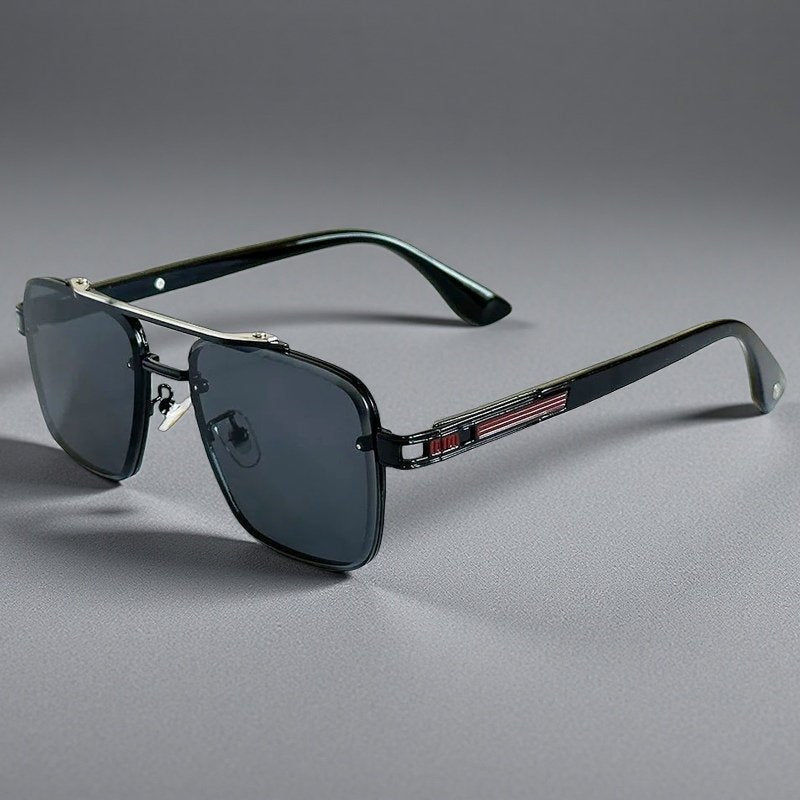 Layla | Sunglasses Aviator Square UV400 Gradient Alloy Frame